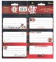 Kit Torcedor Flamengo garrafa extensivel+etiqueta escolar+chaveiro bola